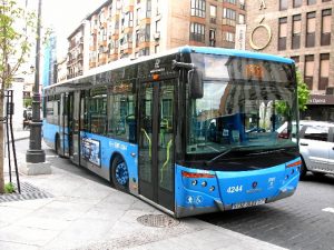 Autobús de la compañía EMT de Madrid.