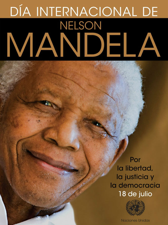 El 18 de julio se celebra el Día Internacional de Nelson Mandela.