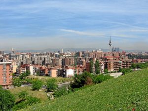 Vista del barrio de Vallecas.