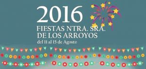 Cartel de las fiestas de Nuestra Señora de los Arroyos.