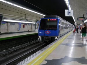 Metro de Madrid.