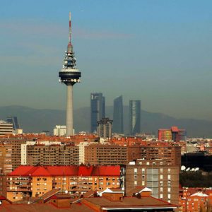 Alta contaminación en Madrid.