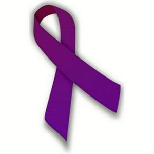 El lazo morado es representativo del día contra la violencia de género.