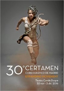 Cartel oficial del Certamen Coreográfico de Madrid.
