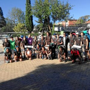 Fernando Varela y Francisco José Fernández Fernández, estudiantes de tercero de la ESO en el IES Guadarrama han comenzado hoy la Expedición Juvenil Giner de los Ríos. 