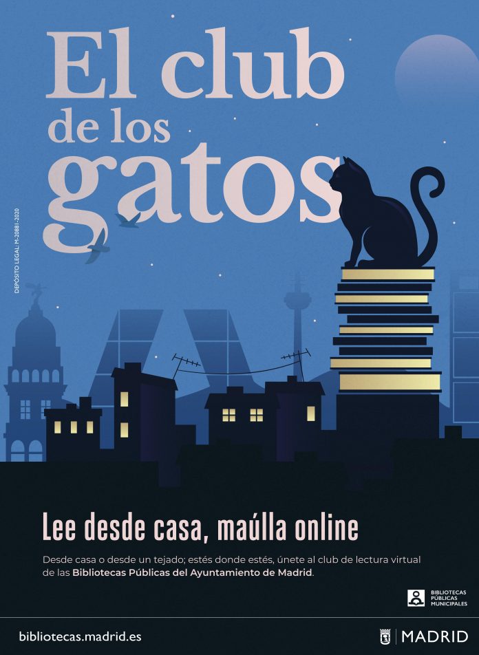 'El club de los gatos', una iniciativa de Madrid para compartir lecturas